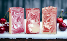 Load image into Gallery viewer, Frosted Cherry Double Butter Handmade Artisan Soap
