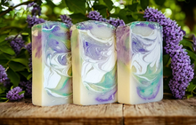 Load image into Gallery viewer, Lilac in Bloom Double Butter Handmade Artisan Soap
