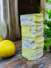 Load image into Gallery viewer, Lemon Poppy Seed Handmade Artisan Soap
