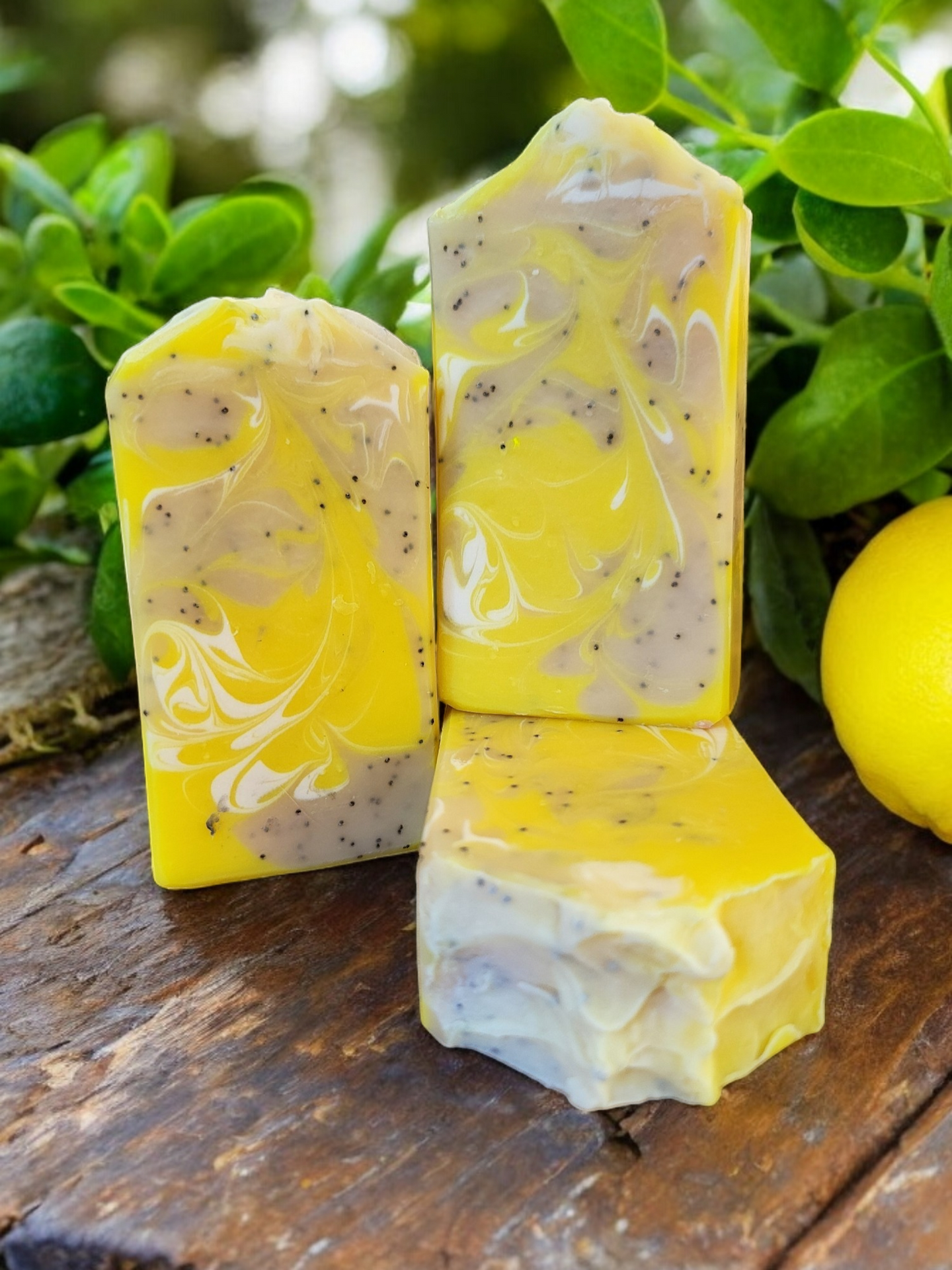 Lemon Poppy Seed Handmade Artisan Soap