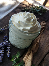 Load image into Gallery viewer, Organic Lavender and Vanilla Bean Infused Whipped Tallow Butter
