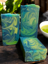 Load image into Gallery viewer, Lemongrass Green Tea Handmade Artisan Soap
