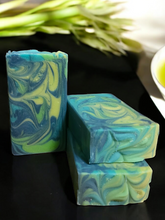 Load image into Gallery viewer, Lemongrass Green Tea Handmade Artisan Soap
