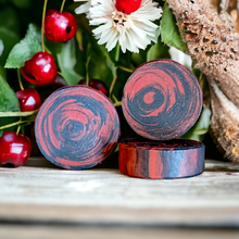 Load image into Gallery viewer, Black Cherry Scented Handmade Artisan Scrub Soap
