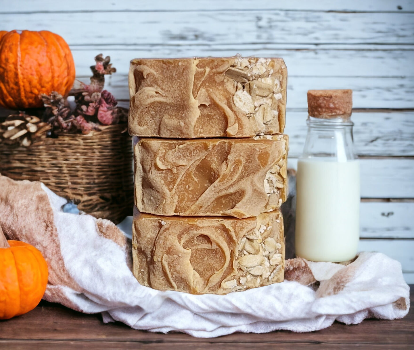 Pumpkin Oatmeal All Natural Handmade Soap