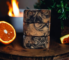 Load image into Gallery viewer, Orange Flame Handmade Artisan Soap
