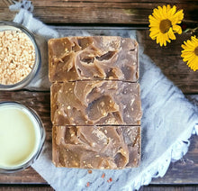 Load image into Gallery viewer, Oatmeal N&#39; Honey Handmade Artisan Soap
