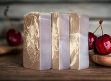 Load image into Gallery viewer, Cherry Almond Handmade Artisan Soap
