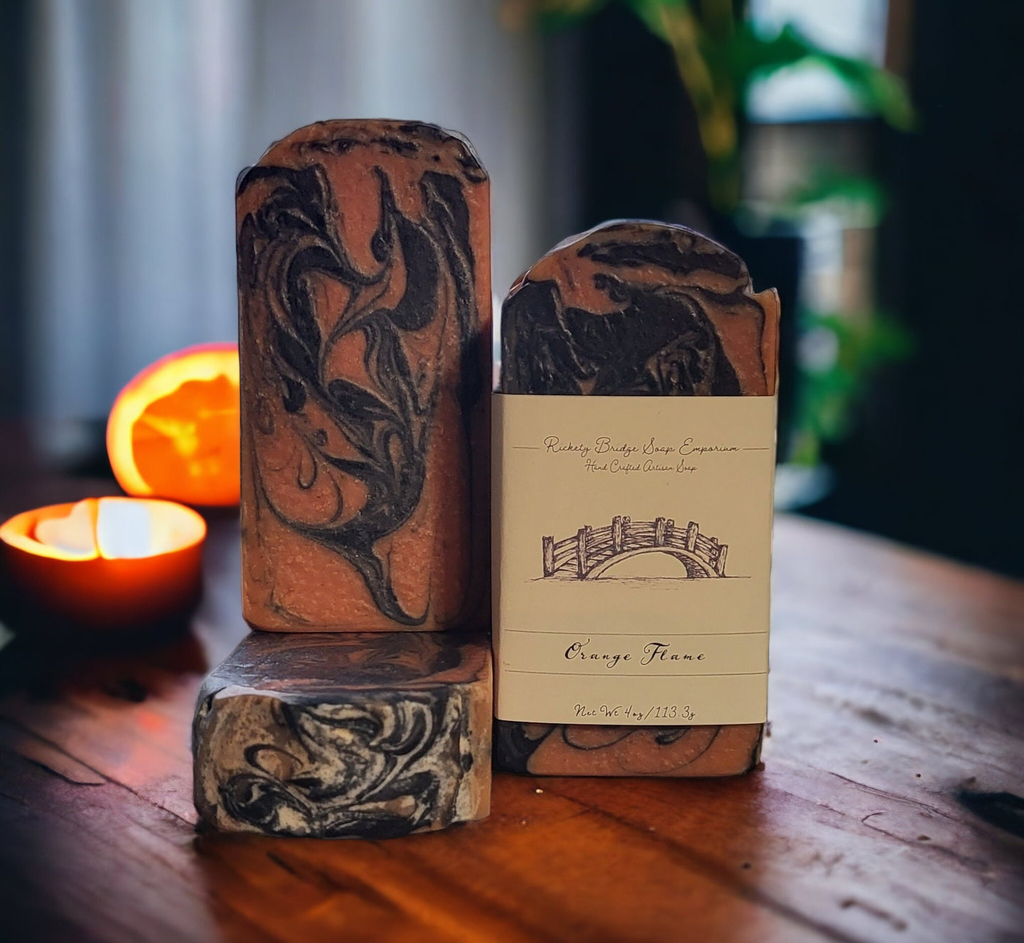 Orange Flame Handmade Artisan Soap