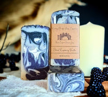 Load image into Gallery viewer, Black Raspberry Vanilla Handmade Artisan Soap
