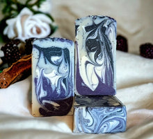 Load image into Gallery viewer, Black Raspberry Vanilla Handmade Artisan Soap
